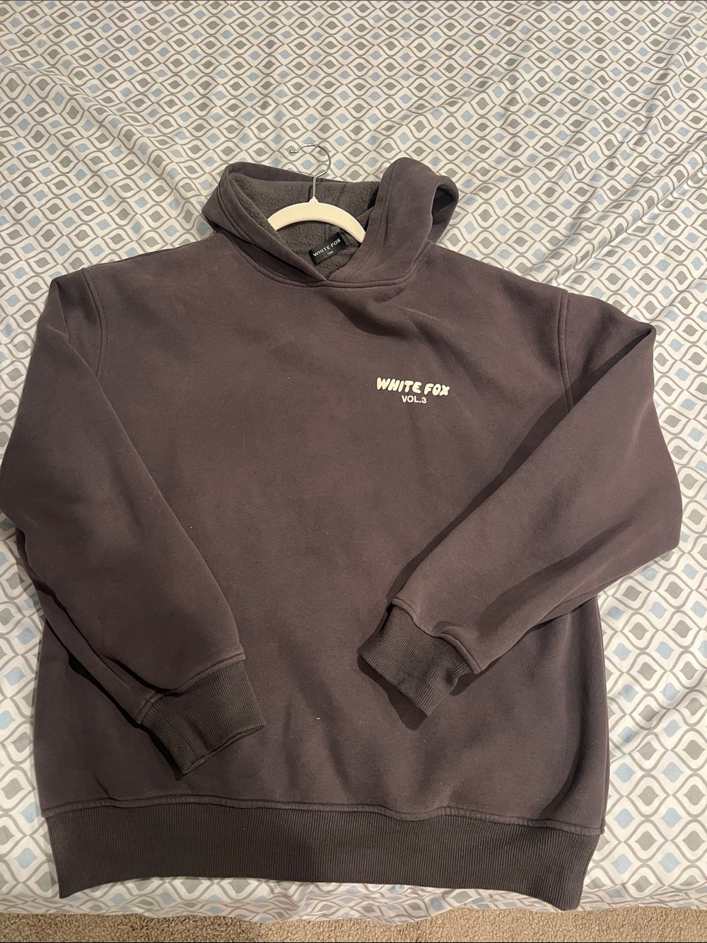 White Fox Charcoal Pullover Hoodie Vol.3
